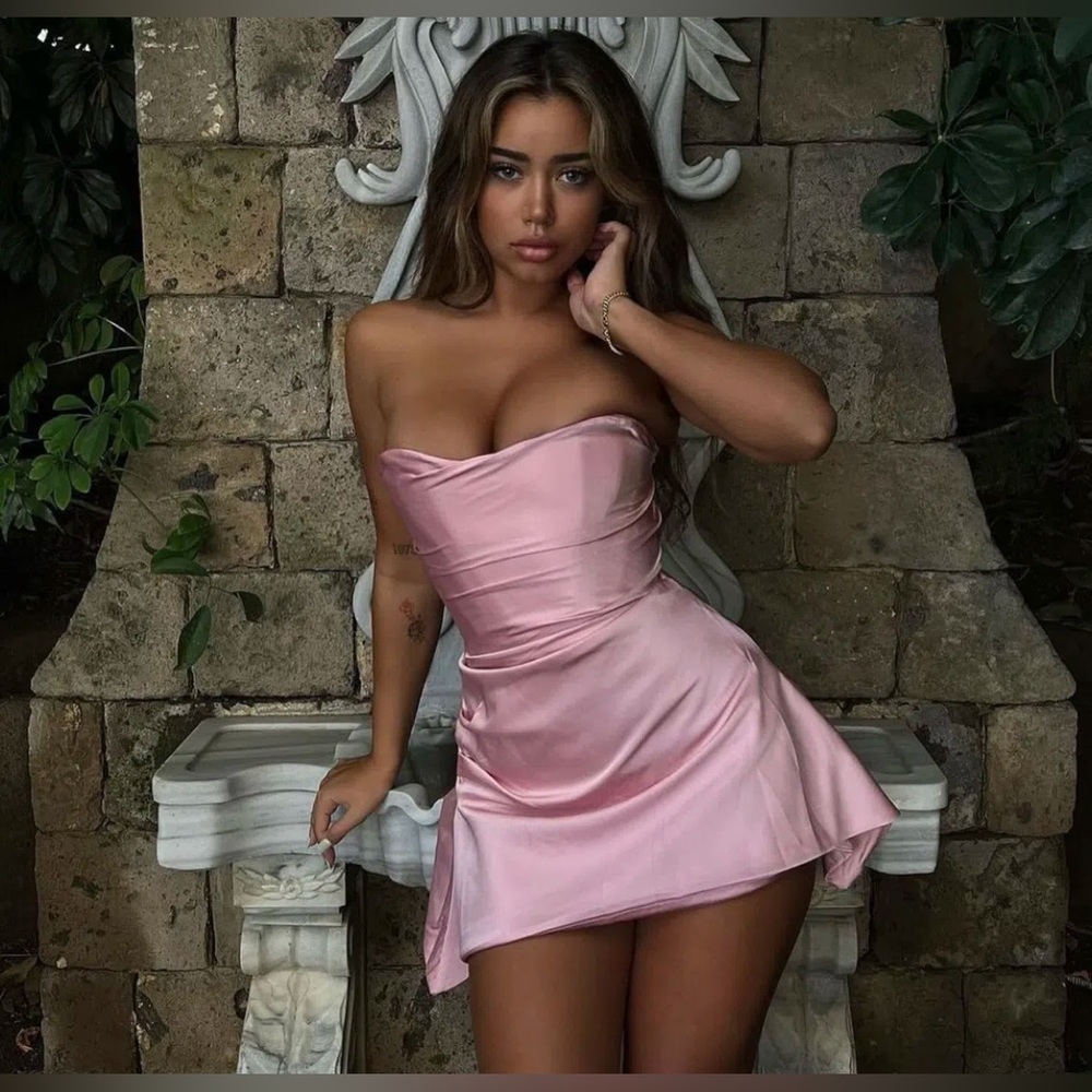 House of cb Jasmine strapless corset mini dress